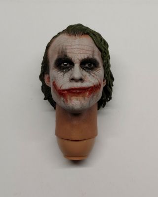 Hot Toys Batman Dark Knight Joker 2.  0 Dx11 12 " 1/6 Pers Headsculpt 100 Authentic