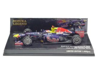 Minichamps 1:43 Red Bull Rb8 S.  Vettel Pole To Win,  Suzuka 2012 Suzuka Legend