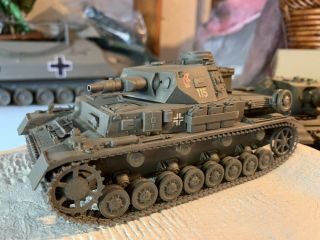Built 1/35 German Dak Panzer Iv Ausf D Now Nicely Done Italeri