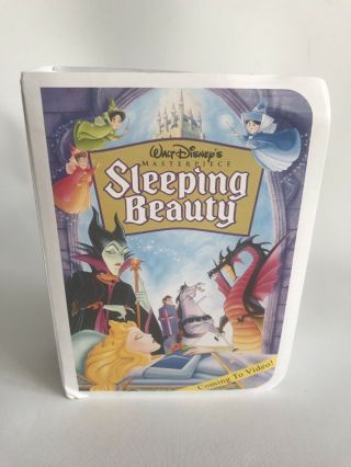 Mcdonalds Happy Meal Toy 1996 Disney Masterpiece Sleeping Beauty Figure Vhs Box