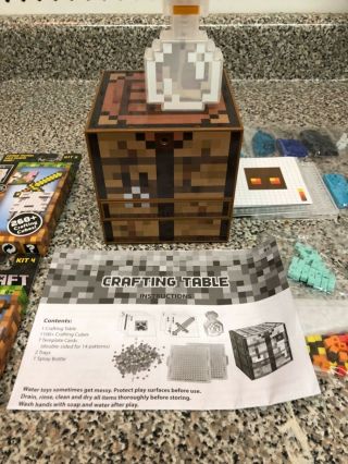 Kids Minecraft Crafting Table Building Toy