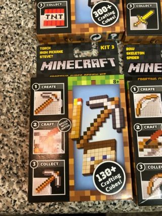 Kids Minecraft Crafting Table Building Toy 5