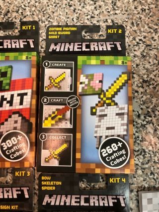 Kids Minecraft Crafting Table Building Toy 6