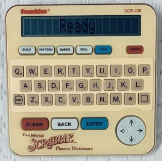 Official Scrabble Players Dictionary Franklin Electronic Scr - 226 Pristine