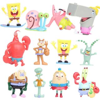 Spongebob Squarepants,  Sandy Action Figure Toy Playset Xmas Gift For Child Kids
