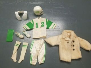 1970 Joe Namath Mego Replacement Clothes For Your Nude Figure Rare