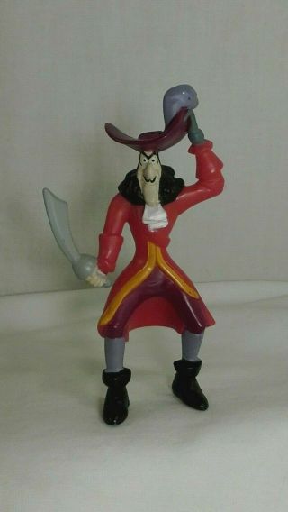 Mcdonalds Disney Captain Hook Figure From Peter Pan 4 " Happy Meal Toy