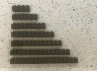 Lego Technic Brick Set Bricks [Lot of 160 bricks] - Color Black 2