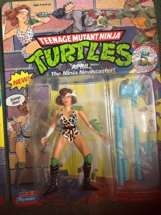 Teenage Mutant Ninja Turtles TMNT April 1992,  Ninja Newscaster 4