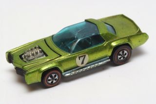 55 Vintage Mattel Hot Wheels Redline 1971 Light Green Sugar Caddy The Spoilers