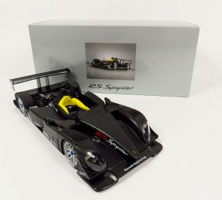 Porsche Design Autoart 2007 Rs Spyder Carbon Fiber Black 1:18 Scale Wap 02160618