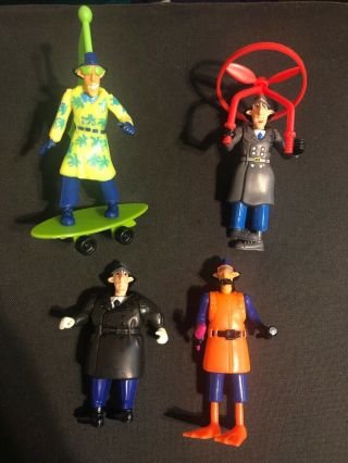 1991 Burger King Kids Club Inspector Gadget Gizmos Complete Set Of 4 Toys