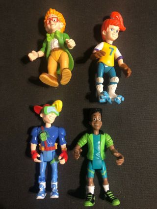 1990 Burger King Kids Club Gang Characters Action Figures Complete Set Of 4 Toys