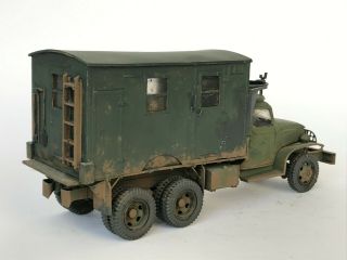 WW2 US Communications Truck,  1/35,  built & finished for display,  fine 4
