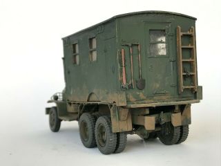 WW2 US Communications Truck,  1/35,  built & finished for display,  fine 5