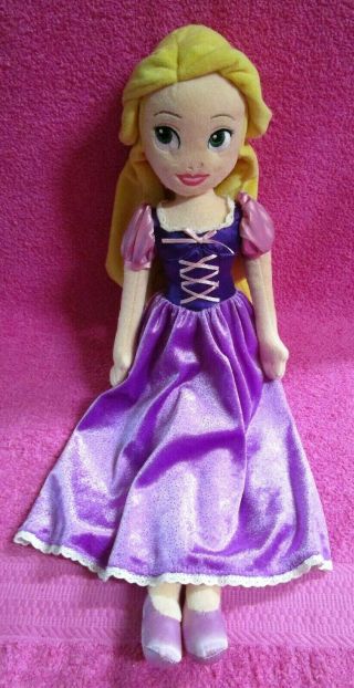 Disney Store Princess Tangled Rapunzel Plush Doll 21 "