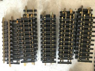 G Scale Straight Track With Brown Ties (32 Sections)