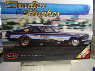 Candies & Hughes Barracuda Funny Car 1/25 Scale Model Kit Polar Lights