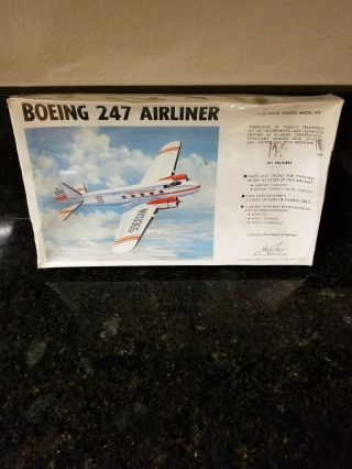 William Brothers Boeing 247 United Airlines Plane 1/72 Scale Model Kit