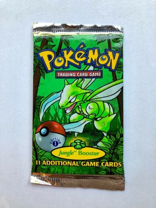 Pokemon 1st Edition Jungle Booster Card Pack Factory (1999 1st Series)