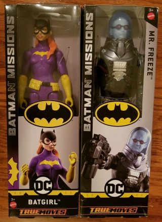 Dc Batman Missions Batgirl And Mr Greeze 12 Inch True Moves