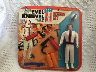 Vintage 1975 Ideal - Evel Knievel King Of The Stuntmen - Rescue Set