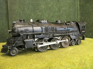 Lionel Postwar Train 2 - 6 - 4 2029 Steam Loco And Running.  Smoking