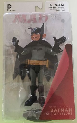 Dc Collectibles Just Us League Of Stupid Heroes: Series 2: Alfred E.  Neuman Bat