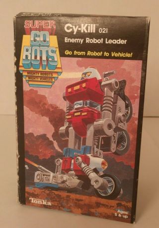 1984 Tonka Go Bots Cy - Kill Enemy Robot Leader