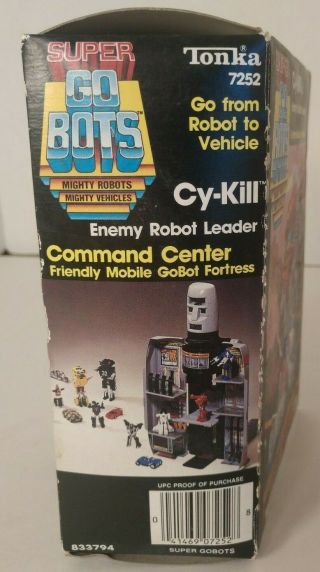1984 Tonka Go Bots Cy - Kill Enemy Robot Leader 8
