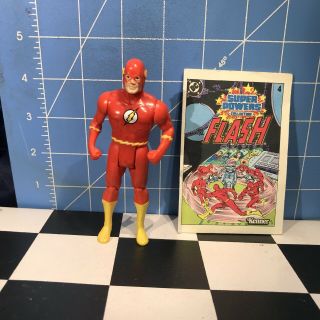 The Flash Powers Kenner Series 5 " Loose Vintage W Mini Comic Barry Allen