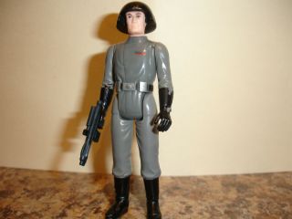 Star Wars Death Squad Commander 1977,  With Weapon.  Hong Kong.  Very Good Cond.
