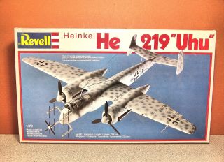 1/72 Revell German He - 219 Uhu Night Fighter Model Kit 4127 Budget Builder