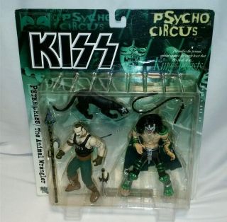 ☆ Mcfarlane Kiss 1998 Psycho Circus Peter Criss The Animal Wrangler Figures