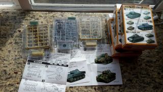 F - Toys 1/144 Panther G Tank Panzer V German Ww2 1944 (3) Kits