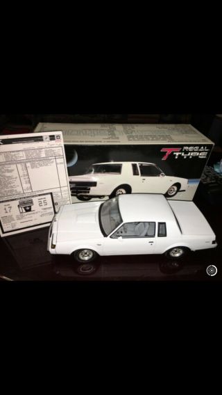 Gmp 1986 Buick Regal T Type Turbo 1:18 Scale Diecast Model 8002 Limited Car