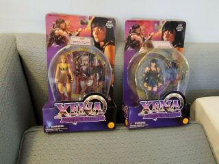 Xena Warrior Princess Action Figures (2) By Toy Biz 1998