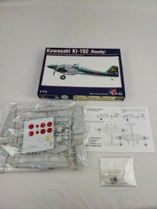 Pavla 72008,  1/72 Kawasaki Ki - 102 Randy Plastic Model Kit