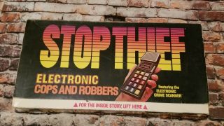 Stop Thief Electronic Cops And Robbers Complete Board Game 1979 Parker Brothers