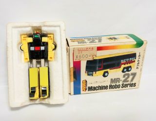 Machine Robo Mr - 27 Hato Bus Robo 1983 Bandai Gobots Japan Exclusive