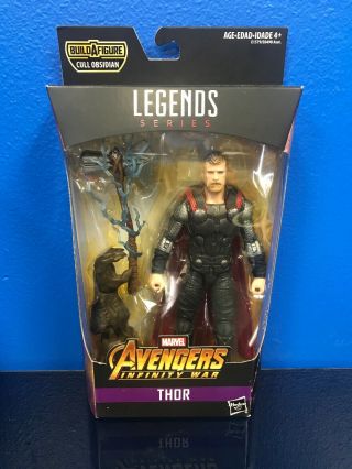 Marvel Legends Series Avengers Infinity War Thor Figure W/ Baf Cull Obsidian 2