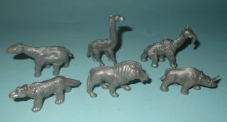 1950s Nabisco Cereal Premium Plastic Prehistoric Mammal Dinosaur Figures
