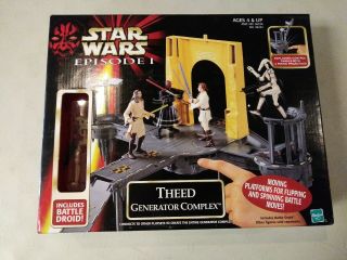 Star Wars 1999 Episode I Theed Generator Complex Droid Action Figure