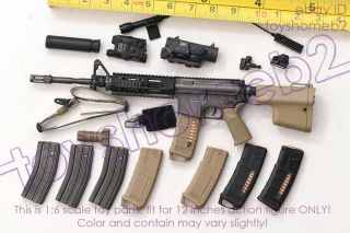 1:6 Scale Dam Toys 78063 Dea Srt Agent El Paso Combat Rifle