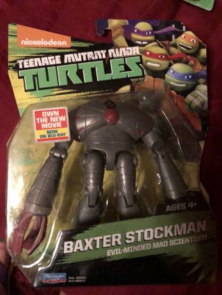 Nickelodeon Tmnt Mutant Ninja Turtles Baxter Stockman Evil - Minded Mad Scientist