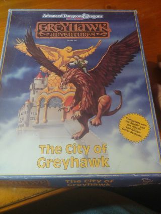 Dungeons And Dragons Greyhawk Adventures The City Of Greyhawk Box Set.