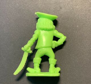 Cereal Toy R&L Crazy Pirate Sir Swashbuckler 1971 Lime Green 2