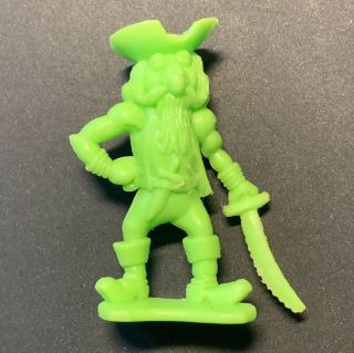 Cereal Toy R&L Crazy Pirate Sir Swashbuckler 1971 Lime Green 4