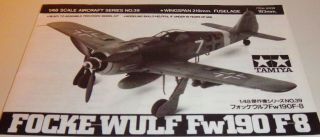 Jabo: Tamiya Focke - Wulf Fw - 190f - 8 Builder Kit In 1:48 Scale