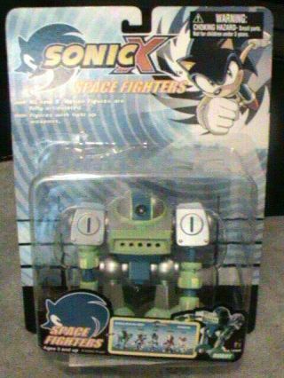 Sonic Shadow X Hedgehog Space Fighter Megabot Robot Rare